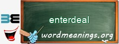 WordMeaning blackboard for enterdeal